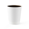 Disposable Whilte Double Wall Paper Coffee Cup