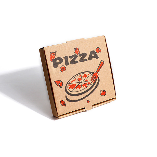 7-inch Corrugated Kraft Pizza Box