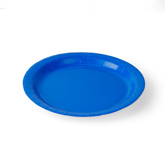 Eco-friendly disposable colorful paper plates