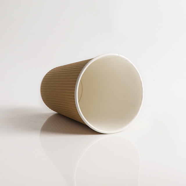 Customizable Ripple Wall Paper Cups with Your Brand's Touch