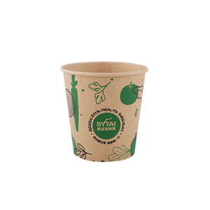 16oz take away kraft soup paper cup