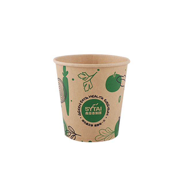 16oz take away kraft soup paper cup