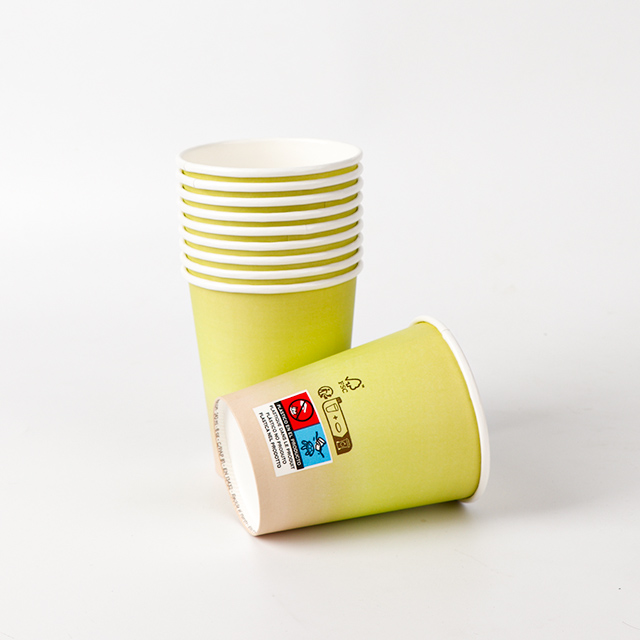 Disposable Water-based Coating 7oz Paper Cups for Coffee Hot Drinks