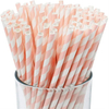 Colorful Paper Straws Safe Disposable