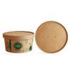 Compostable Kraft Soup Paper Soup Cup Lids