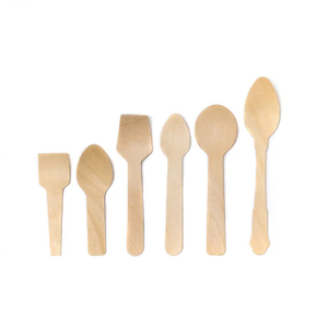 Disposable Wooden Dessert Spoon