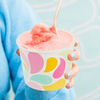 4oz-16oz Custom Printed Disposable Paper Ice Cream Cup Disposable Paper Frozen Yogurt Cup