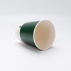 Customized Compostable Water Based Coating 12oz Double Wall Paper Cup 