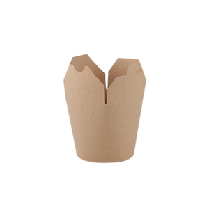 Disposable take away food packaging paper noodle box