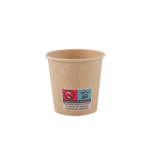 4oz disposable PLA kraft paper coffee cup