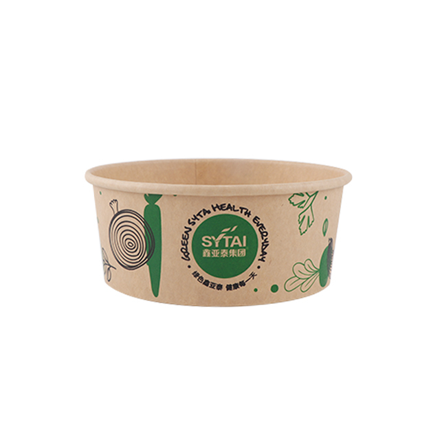 750ml take away salad paper bowl