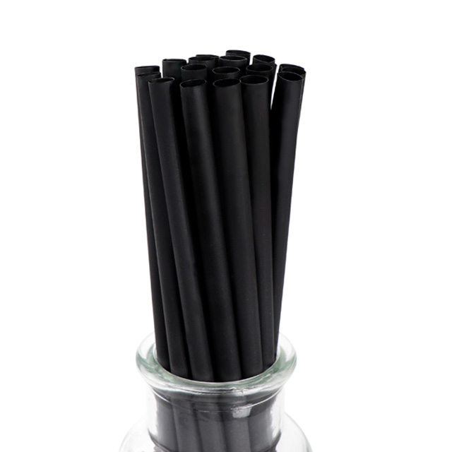 Disposable PLA environmental black straws