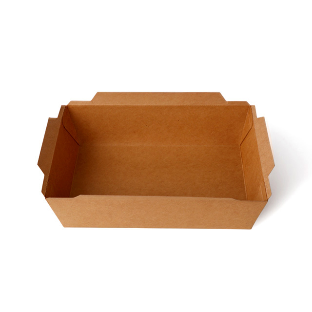 Disposable Lunch Box Kraft Paper Salad Square Box