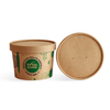 Compostable Kraft Soup Paper Soup Cup Lids