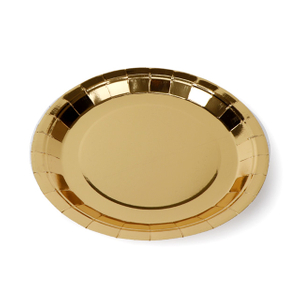 Disposable Golden Paper Plate