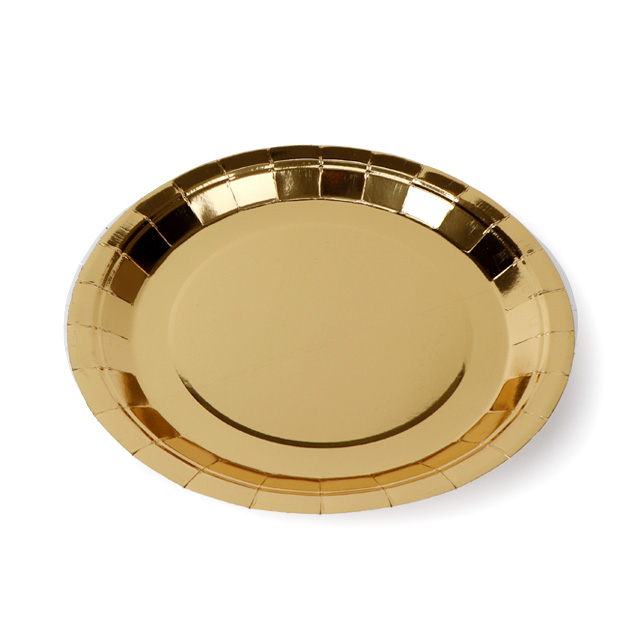 Disposable Golden Paper Plate