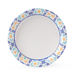 Disposable Memphis Pattern Paper Plate