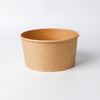 Disposable Take Away Kraft Paper Salad Bowl 500ml/750ml/1000ml/1100ml/1300ml/1500ml