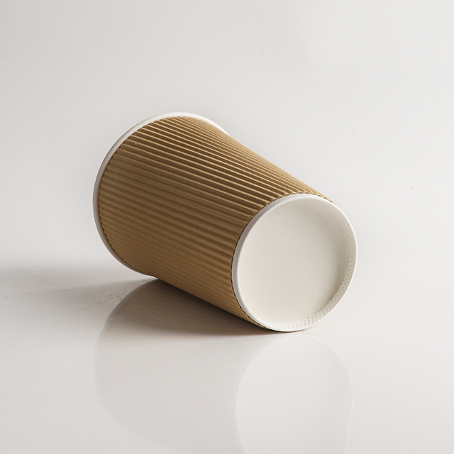 Customizable Ripple Wall Paper Cups with Your Brand's Touch