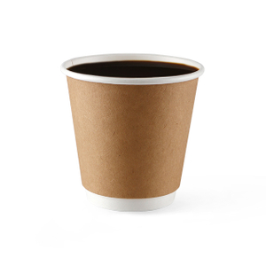 Hot Drinking Kraft Double Wall Paper Cup