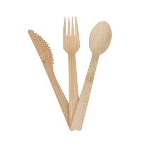 Disposable Wooden Knife and Fork Set