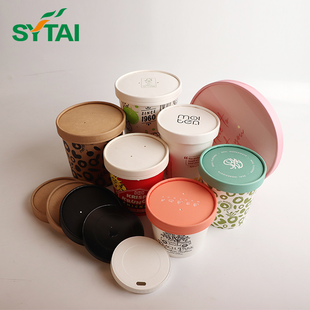 16oz Kraft Disposable Soup Cups for Restaurant Use