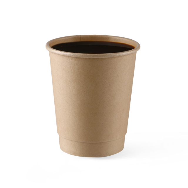 Hot Drinking Kraft Double Wall Paper Cup