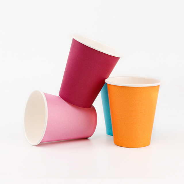 Wholesale Disposable 6oz Single Wall Paper Cup with Custom Logo Printing for Hot Drinks