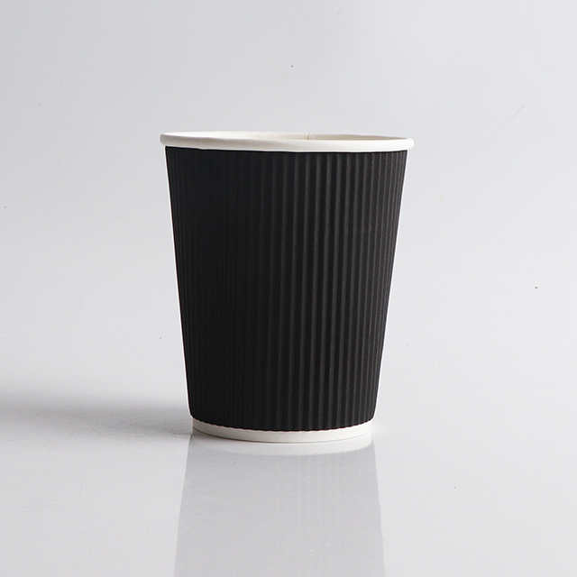 Wholesale Disposable Takeaway High Quality Ripple Wall Coffee Paper Cup