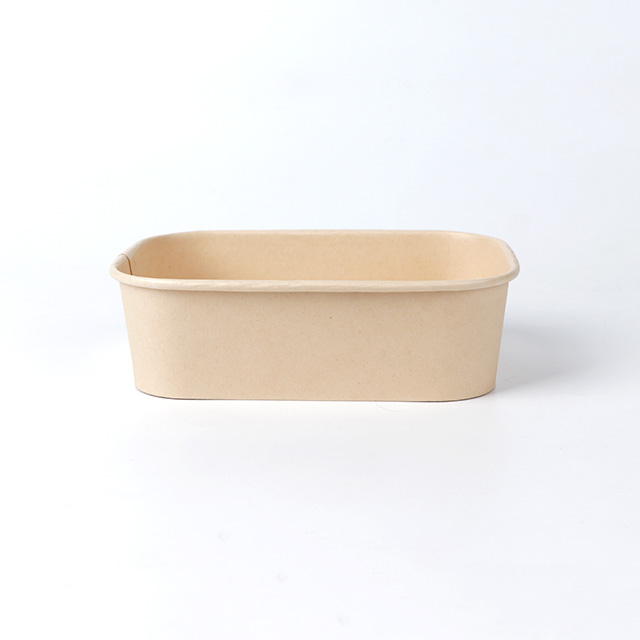 500ml Eco-friendly Small Square Paper Bowls
