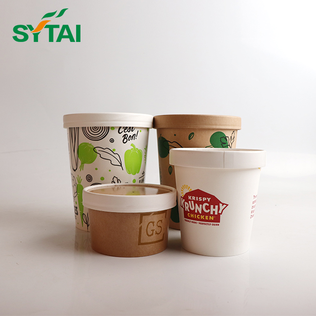 32oz Kraft Large Soup Cups for Catering Delivery