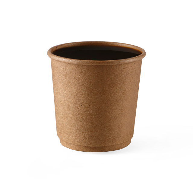 Hot Drinking Kraft Double Wall Paper Cup