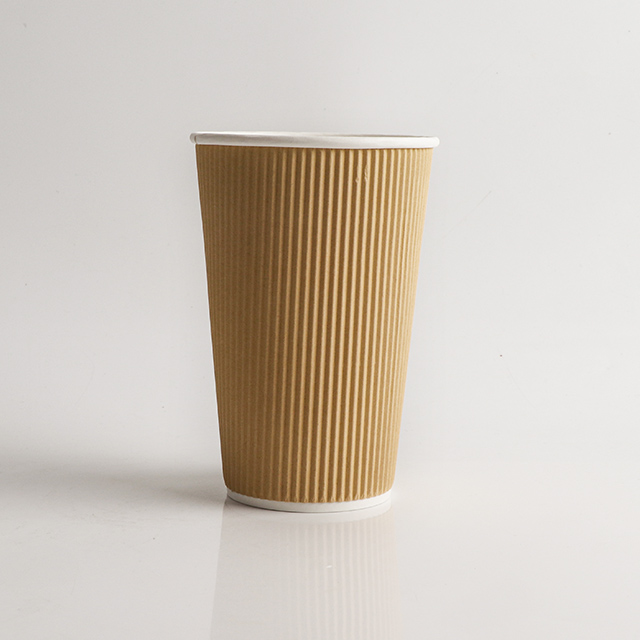 Customizable Ripple Wall Paper Cups with Your Brand's Touch