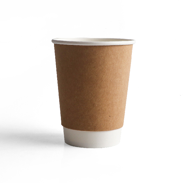 Hot Sale Compostable Coffee Cup 8oz Double Wall Paper Cup 