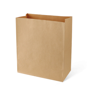 Square Bottom Cowhide Hand Held Food Packaging Paper Bags