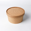 Disposable Take Away Kraft Paper Salad Bowl 500ml/750ml/1000ml/1100ml/1300ml/1500ml