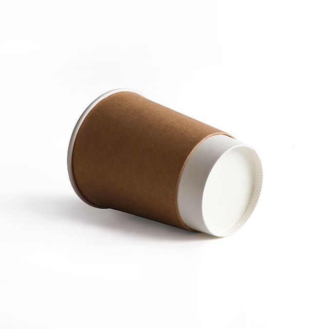 Hot Sale Compostable Coffee Cup 8oz Double Wall Paper Cup 