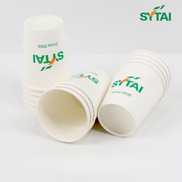 22oz White Embossed Paper Cup Wholesale