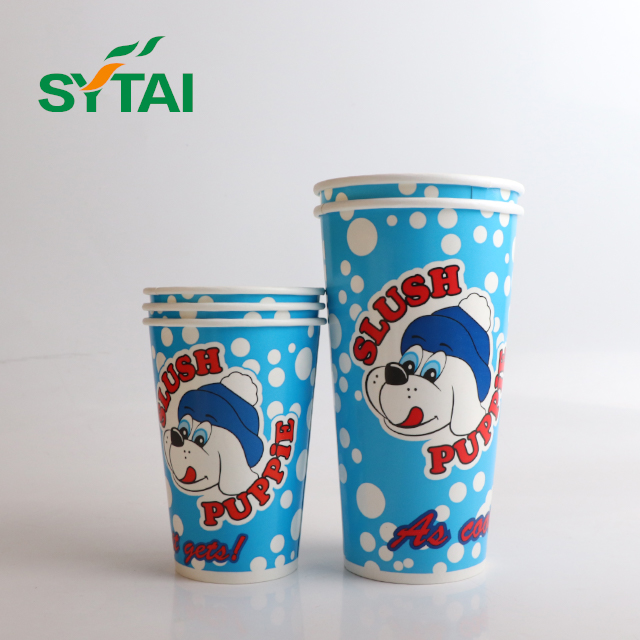8oz 90mm Dia Single Wall Paper Cups With Lids