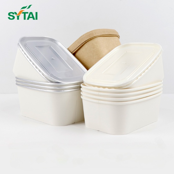 Recyclable Kraft Square Paper Bowl Range 