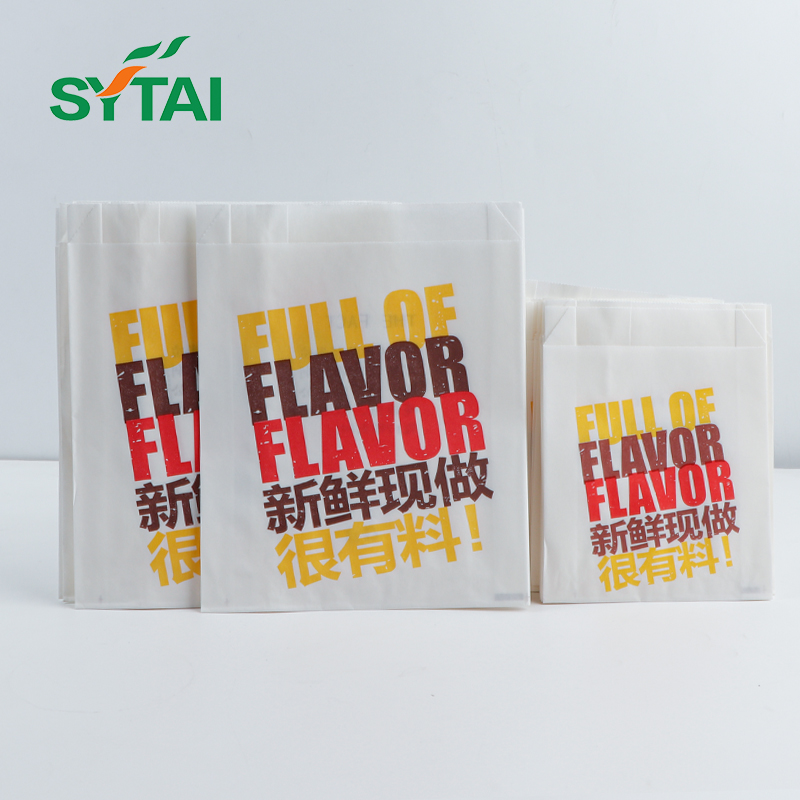 Printed Food Bag Biodegradable Packaging for Fries, Snacks