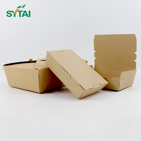 Compostable Takeout Containers Take Away Box Paper