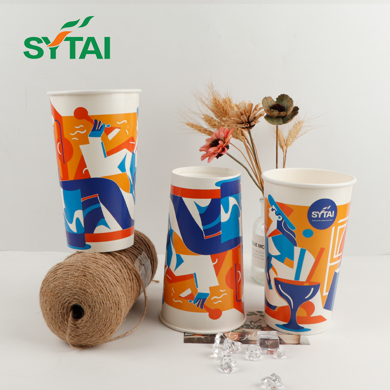 Custom Cold Paper Cups | Cold Beverage Paper Cups