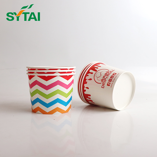 220ml 5oz Mousse Cups Disposable Dessert Ice Cream Cup with Lid
