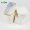1000ml Square Paper Bowl With Lid