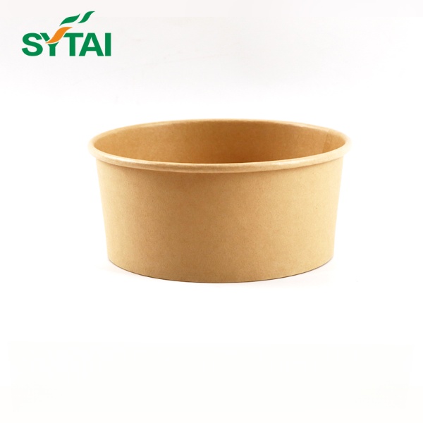 1000ml Kraft Paper Salad Bowls With Lids