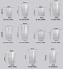 PET Plastic Cups With Lids And Straws