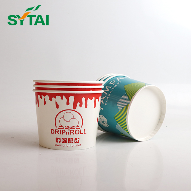 220ml 5oz Mousse Cups Disposable Dessert Ice Cream Cup with Lid
