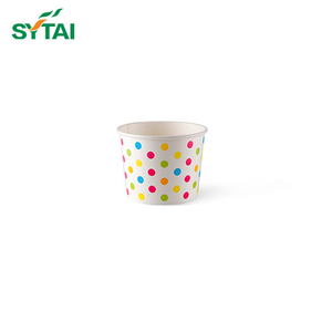 8oz Disposable Ice Cream Cups With Lids