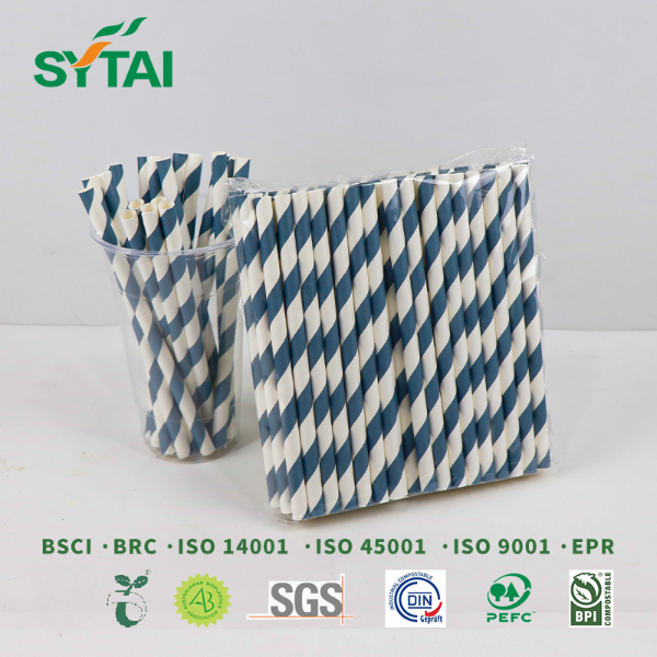 Eco-Friendly & Biodegradable Paper Drinking Straws